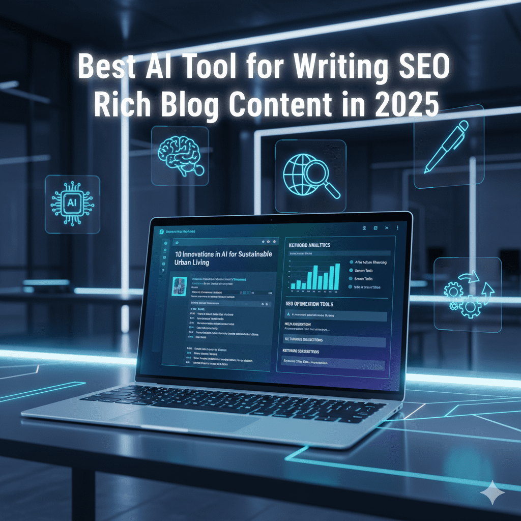 Read more about the article Best AI Tool for Writing SEO Rich Blog Content in 2025