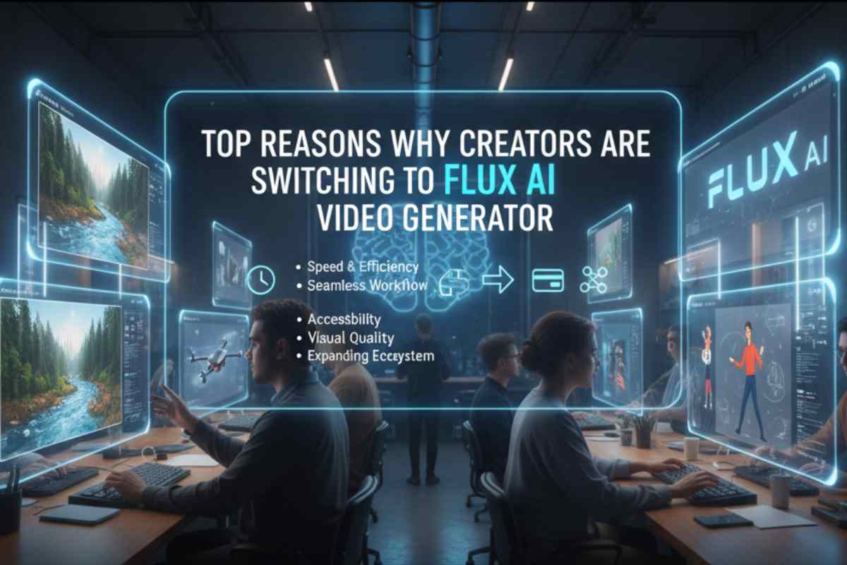 Read more about the article Top Reasons Why Creators Are Switching to Flux AI Video Generator