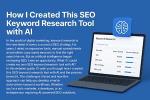 Read more about the article How I Created This SEO Keyword Research Tool with AI