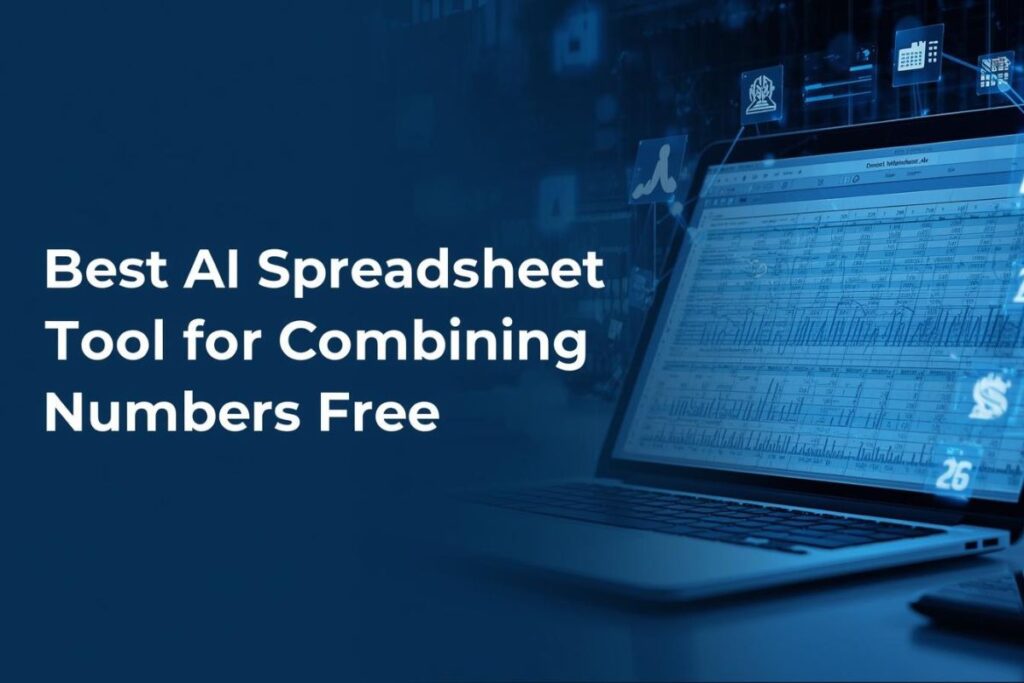 best ai spreadsheet tool for combining numbers on spreadsheets free