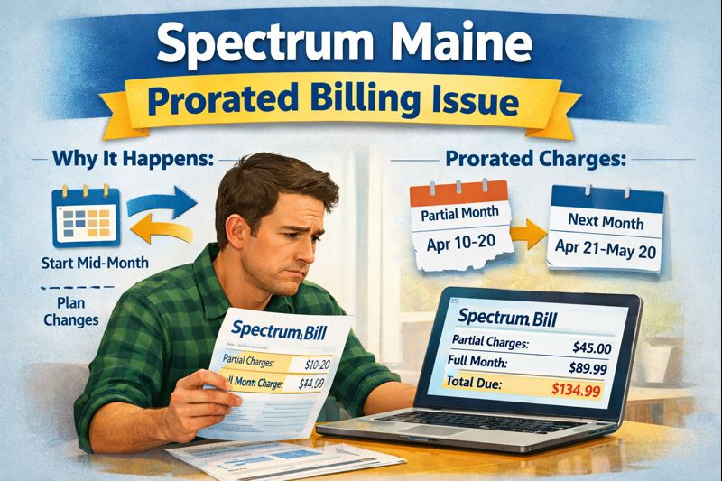 spectrum maine prorated billing issue
